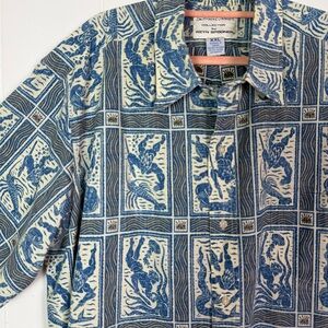 Vintage Men’s Reyn Spooner Dietrich Varez Poseidon Under the Sea Aloha Shirt XXL